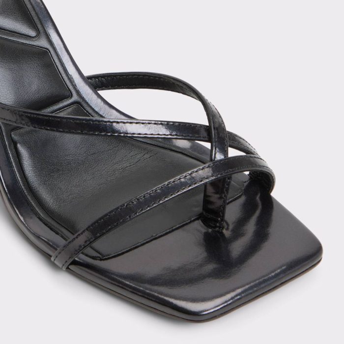 Calypsa Black Women's Animal Print Women Heels Black Aldo
