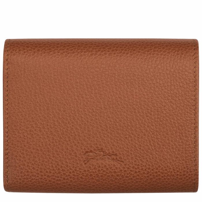 Caramel Longchamp Leather Wallets Women Le Foulonné Wallet Caramel - Leather