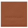 Caramel Longchamp Leather Wallets Women Le Foulonné Wallet Caramel - Leather