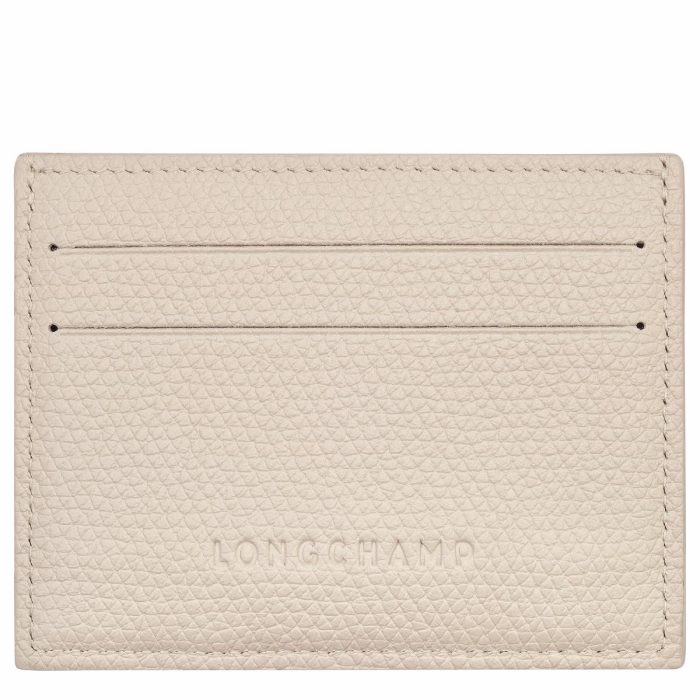 Cardholders & Coin Purses Longchamp Women Le Roseau Card Holder Paper - Leather Paper
