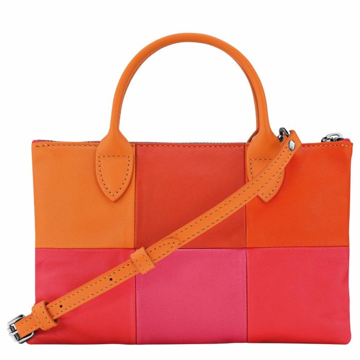 Carrot Women Re-Play Xs Handbag Carrot - Leather Longchamp Leather Bags