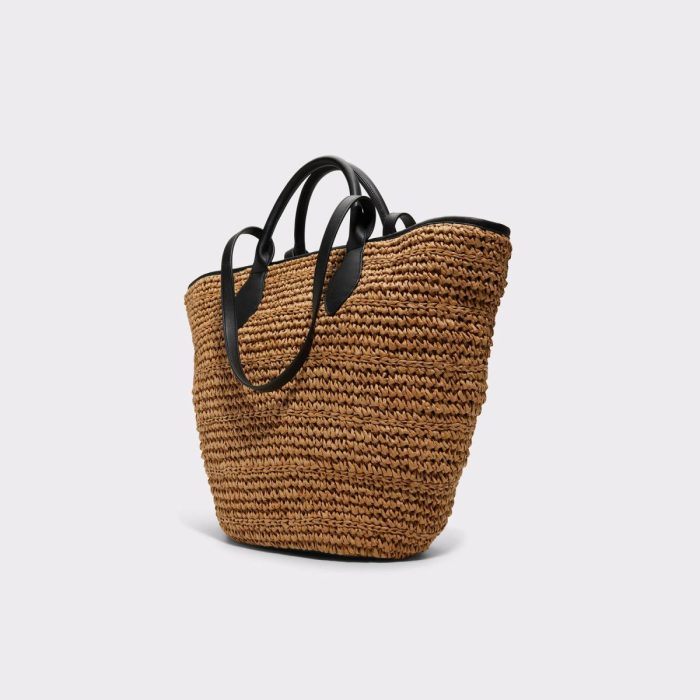 Carryallstrawx Natural Women's Tote & Satchel Bags Women Aldo Natural Top Handle Bags
