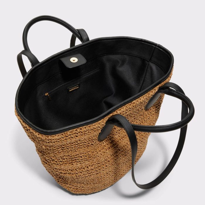Carryallstrawx Natural Women's Tote & Satchel Bags Women Aldo Natural Top Handle Bags
