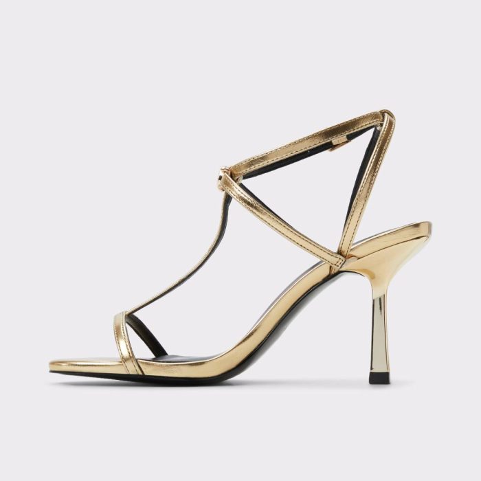 Cecille Gold Women's Heeled Sandals Gold Heels Aldo Women