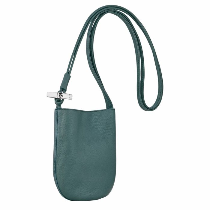 Cedar Le Roseau S Crossbody Bag Cedar - Leather Women Longchamp Leather Bags