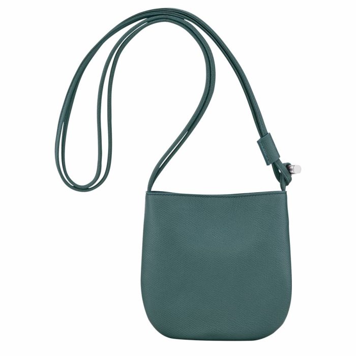 Cedar Le Roseau S Crossbody Bag Cedar - Leather Women Longchamp Leather Bags