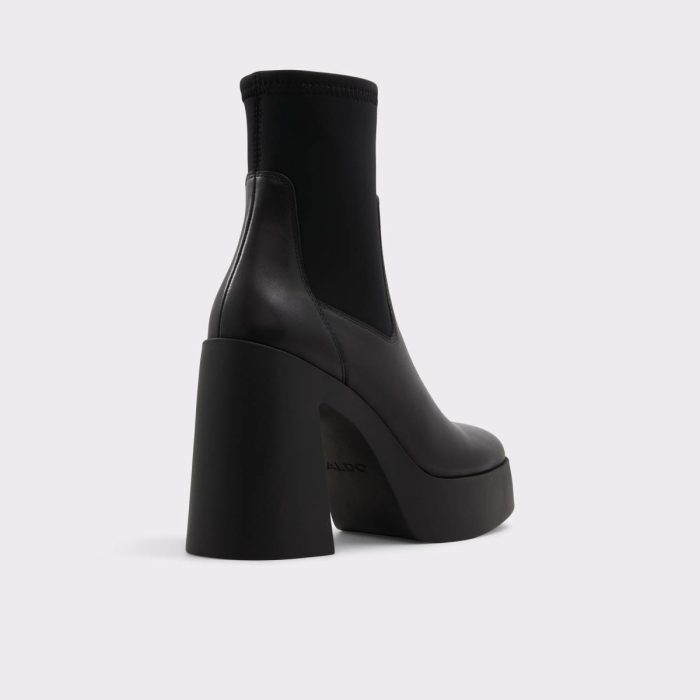 Cheviel Black Women's Ankle Boots Black Boots Women Aldo