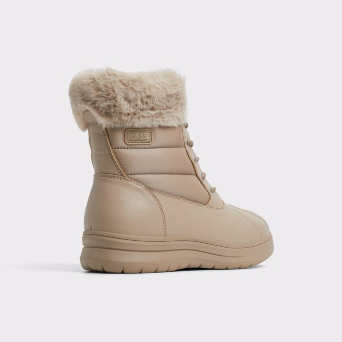 Chilly Light Beige Synthetic Mixed Material Women's Winter Boots Boots Women Light Beige Synthetic Mixed Material Aldo