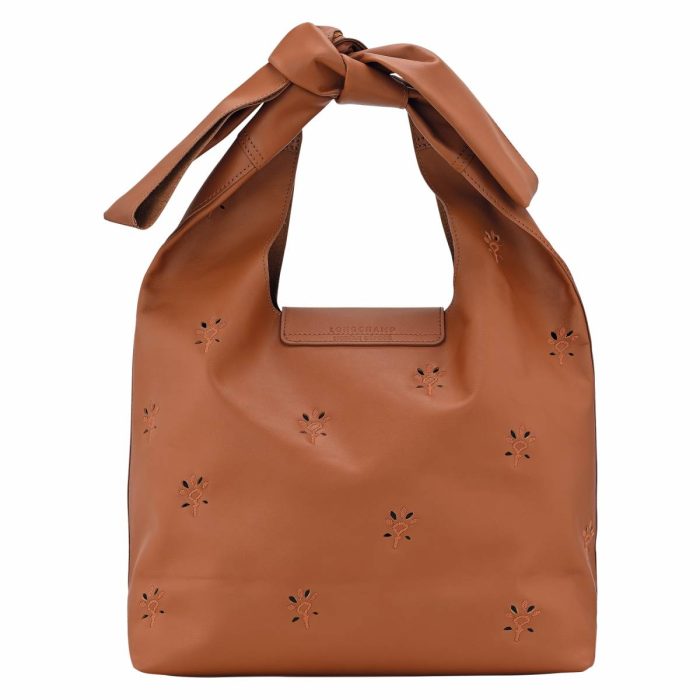 Cognac Longchamp Le Pliage Xtra M Shoulder Bag Cognac - Leather Women Leather Bags