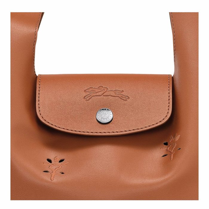 Cognac Longchamp Le Pliage Xtra M Shoulder Bag Cognac - Leather Women Leather Bags