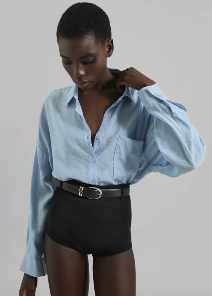 Coperni Knitted Shorts - Black Bottoms The Frankie Shop Women Black