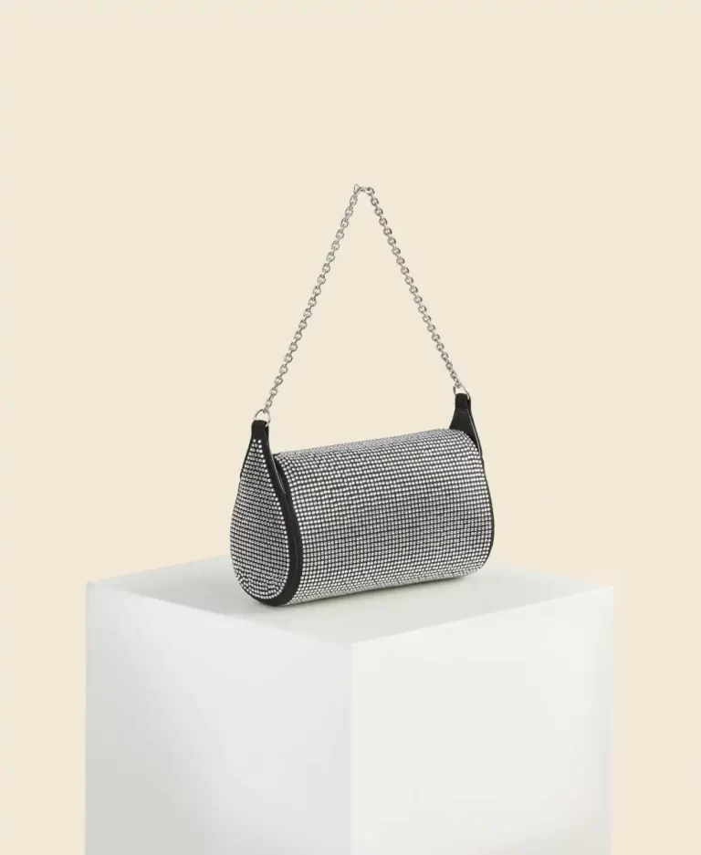 Crossbody Mini Drop Duffel - Black Rhinestone Women Cafune