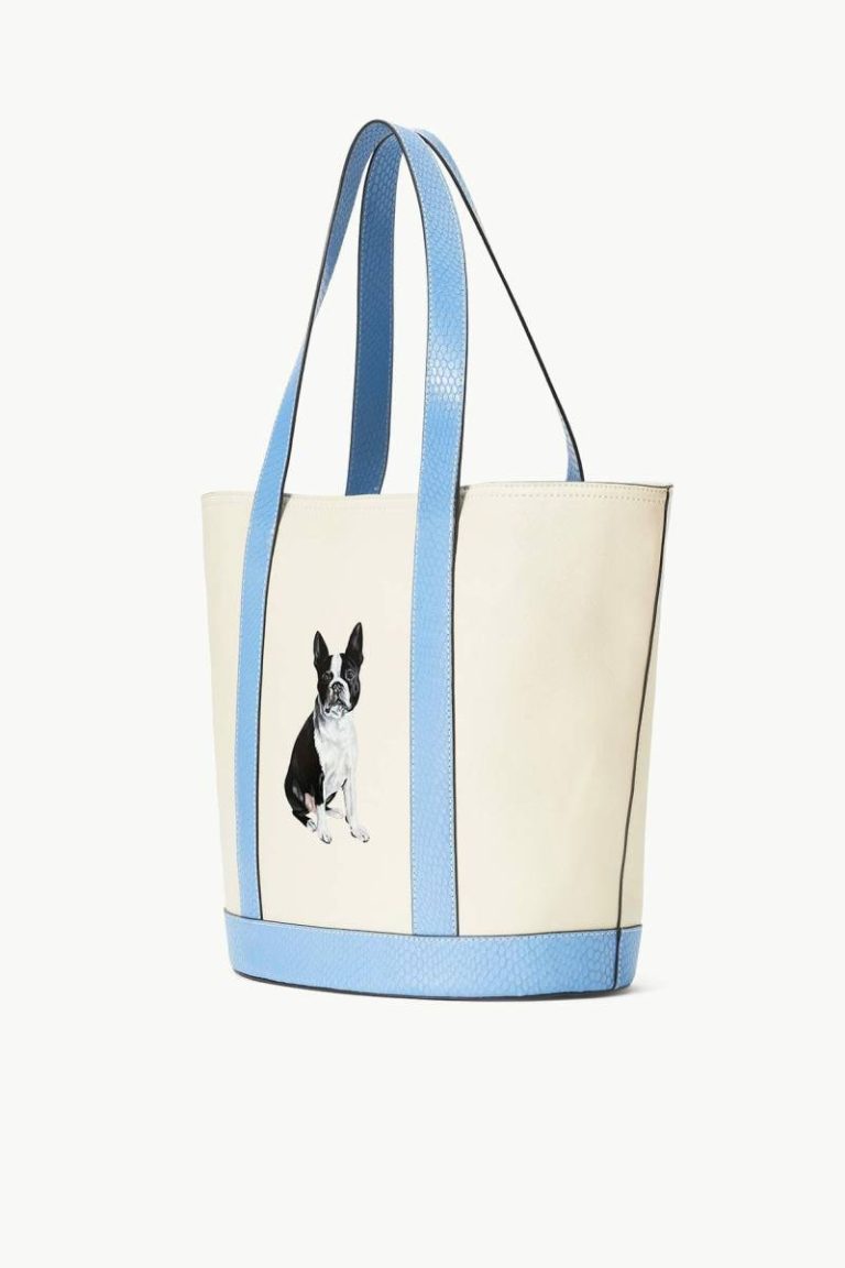 Custom Allora Tote Cream Staud Blue Women Totes