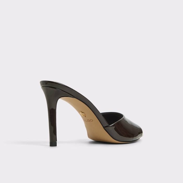 Dark Brown Aldo Women Anniebrilden Dark Brown Women's Heeled Mules Heels