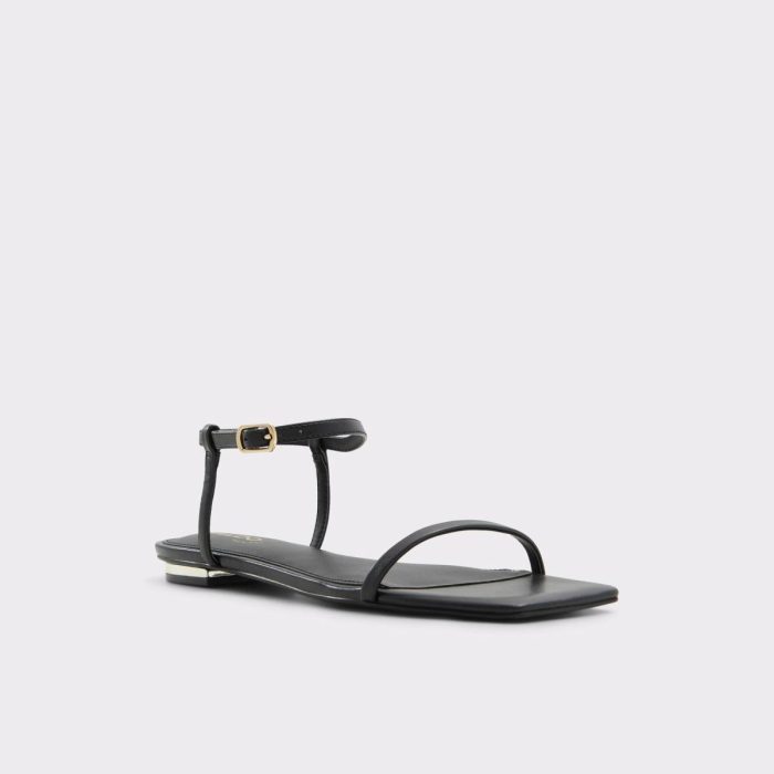 Darlena Black Women's Flat Sandals Women Sandals Aldo Black