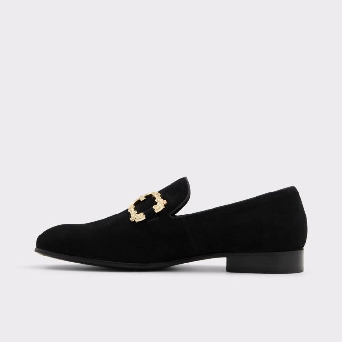 Domenic Black Men's Dress Shoes Black Aldo Men Loafers & Slip-Ons