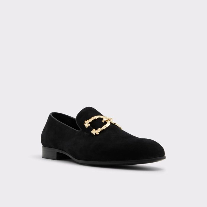 Domenic Black Men's Dress Shoes Black Aldo Men Loafers & Slip-Ons