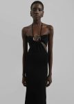 Dresses Black The Frankie Shop Coperni Knitted Halter Dress - Black Women