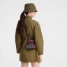 Eggplant Women Longchamp Le Pliage Filet Xs Mesh Bag Eggplant - Canvas Mini Bags