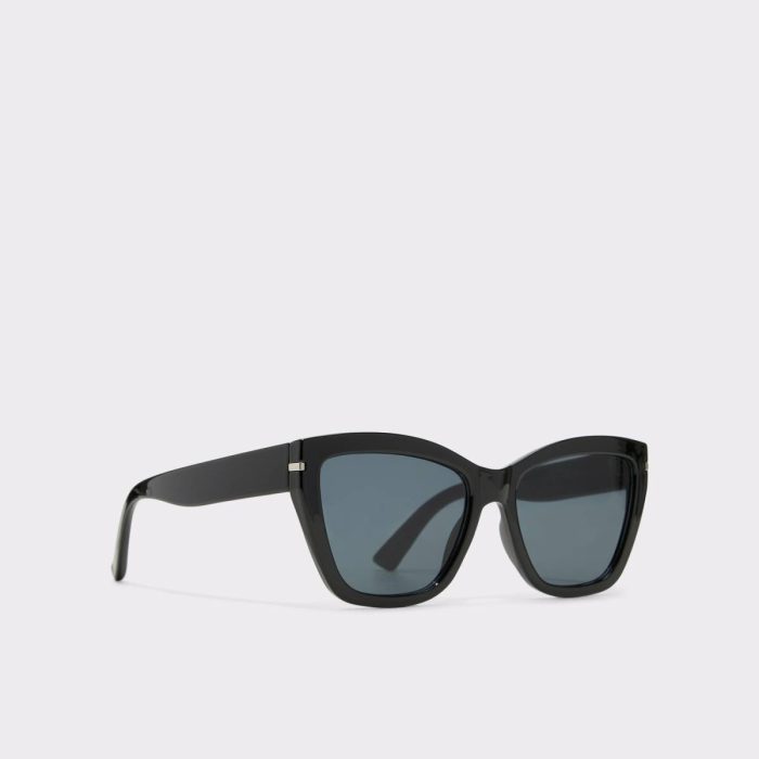 Elbaegynx Black Women's Cat Eye Women Sunglasses Black Aldo