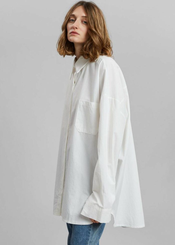 Elide Shirt - Optic White The Frankie Shop Tops White Women