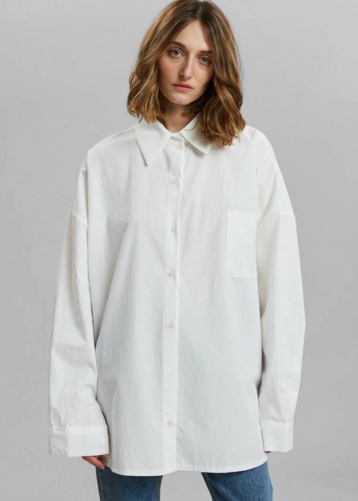 Elide Shirt - Optic White The Frankie Shop Tops White Women