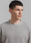Eliott Crinkle Tee - Grey Men The Frankie Shop Grey Tops