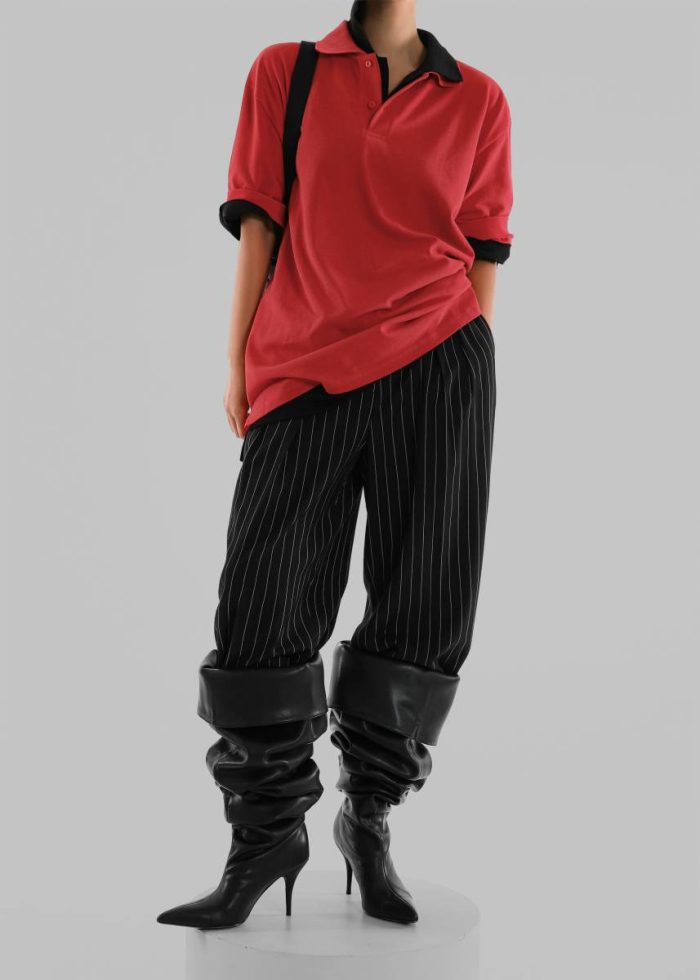 Essen Polo - Red The Frankie Shop Tops Women Red