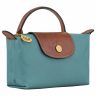 Eucalyptus Le Pliage Original Pouch With Handle Eucalyptus - Recycled Canvas Pouches & Cases Women Longchamp