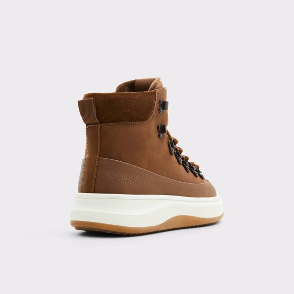 Gibson Cognac Men's Lace-Up Boots Aldo Men Cognac Boots
