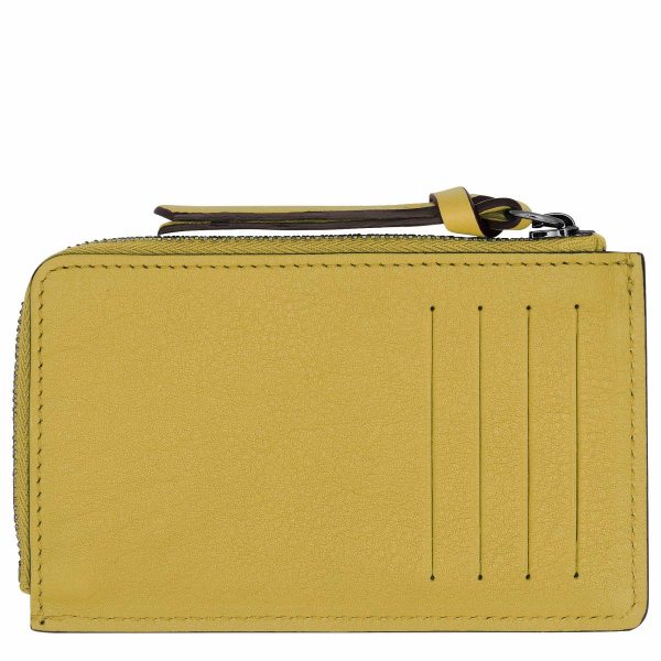 Ginger Women Longchamp 3D Card Holder Ginger - Leather Cardholders & Coin Purses
