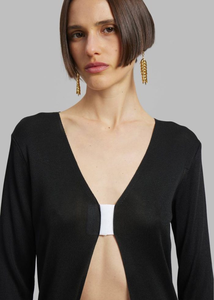 Gold Women Bevza Spikelet Medium Earrings - Gold The Frankie Shop Jewelry
