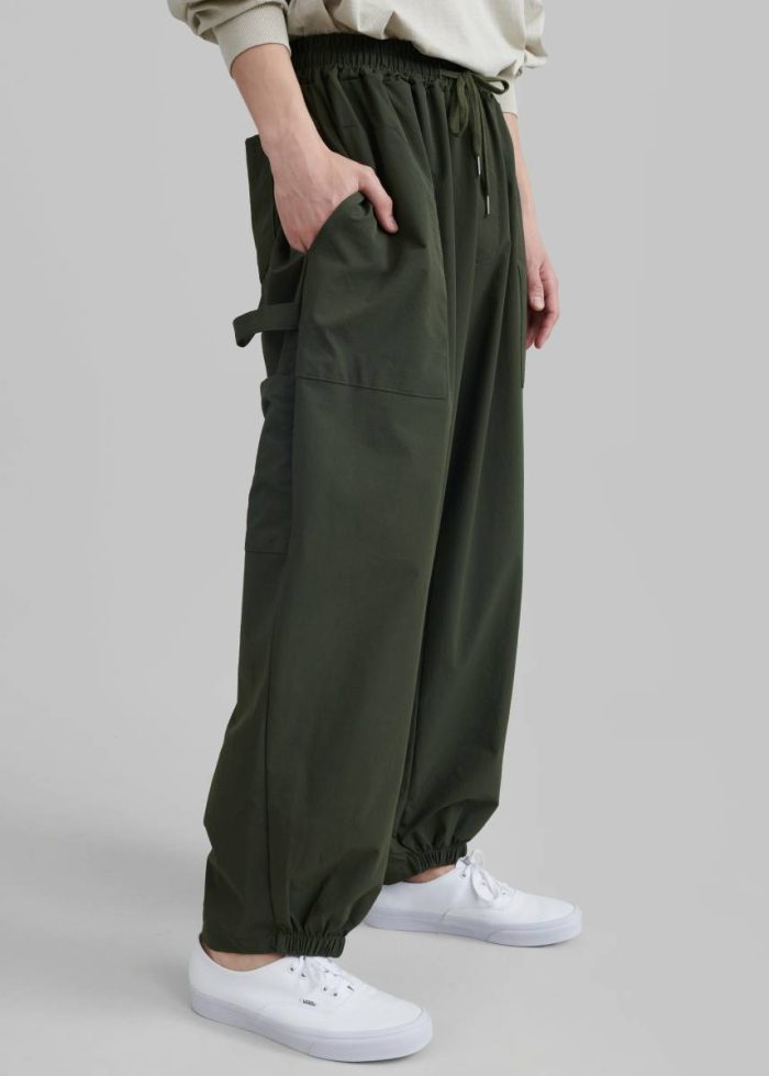Green The Frankie Shop Hunter Joggers - Khaki Men Bottoms