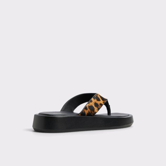 Grettle Brown Multi Women's Flat Sandals Women Aldo Brown Multi Sandals