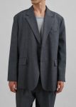 Grey The Frankie Shop Outerwear Beo Blazer - Grey Melange Men