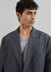 Grey The Frankie Shop Outerwear Beo Blazer - Grey Melange Men