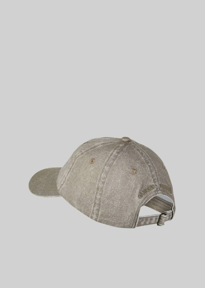 Grey The Frankie Shop Women Headwear Samsøe Samsøe Back Logo Cap - Bungee Cord