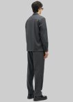Grey Tops Men The Frankie Shop Samsøe Samsøe Sadamon Go Overshirt - Dark Grey Melange