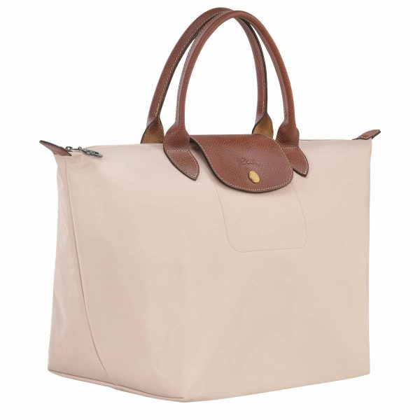 Handbags Le Pliage Original M Handbag Paper - Recycled Canvas Women Paper Longchamp
