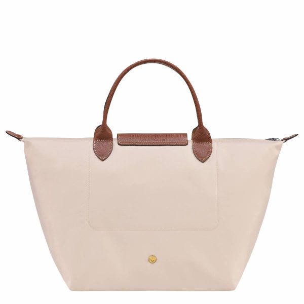 Handbags Le Pliage Original M Handbag Paper - Recycled Canvas Women Paper Longchamp