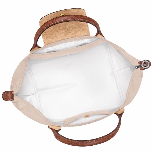 Handbags Le Pliage Original M Handbag Paper - Recycled Canvas Women Paper Longchamp