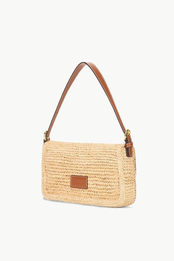 Harlow Raffia Bag Natural Tan Women Staud Shoulder