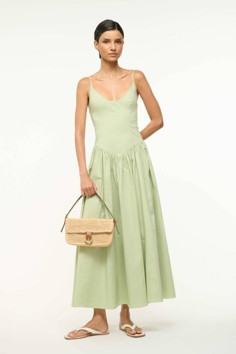 Harlow Raffia Bag Natural Tan Women Staud Shoulder