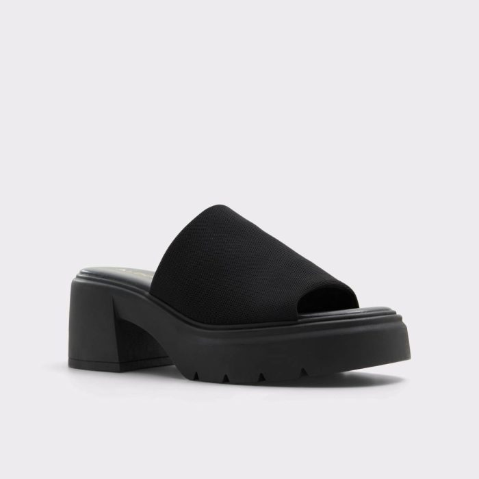 Harrietta Black Women's Wedges Black Heels Aldo Women