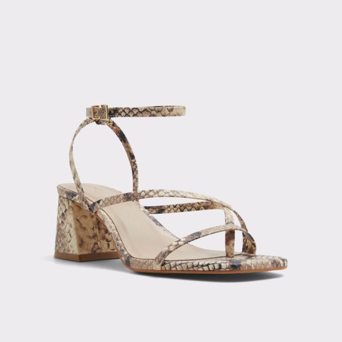 Heels Adrauder Brown Overflow Women's Block Heels Women Aldo Brown Overflow