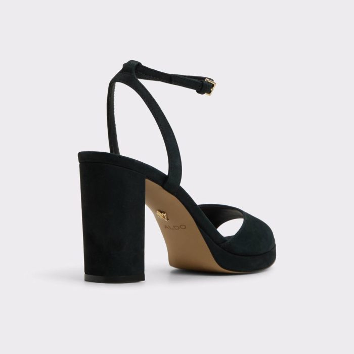Heels Aldo Gracious Black Women's Block Heels Black Women