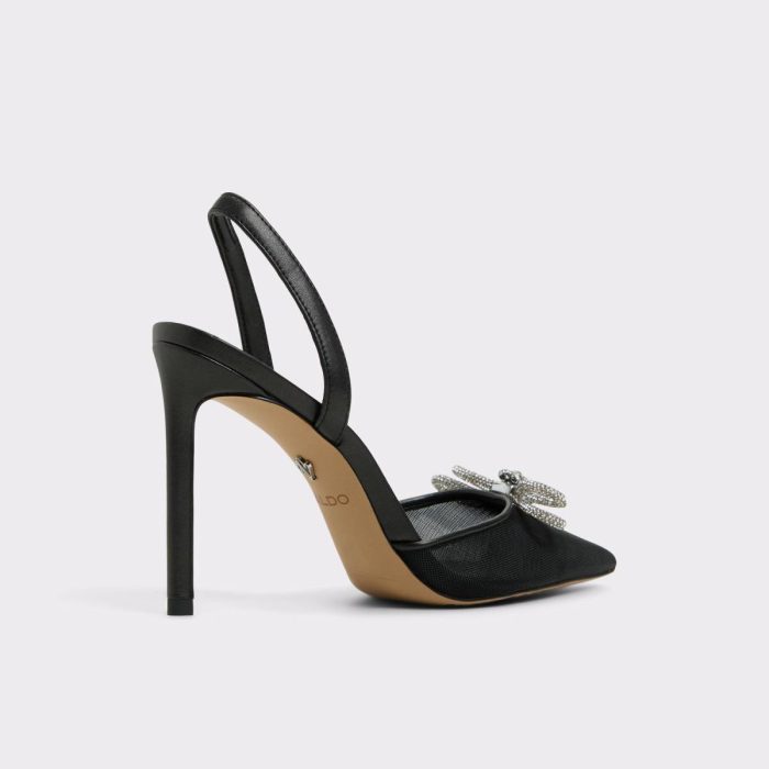 Heels Black Addie Black Women's Slingbacks Women Aldo