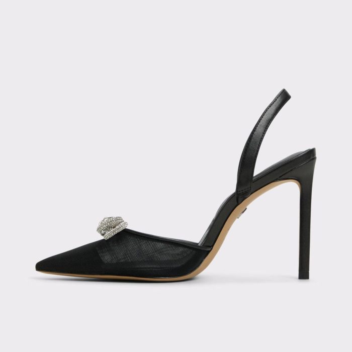 Heels Black Addie Black Women's Slingbacks Women Aldo