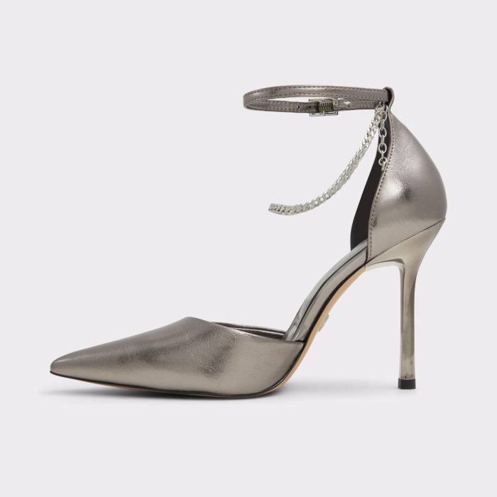 Heels Grey Aldo Aurelina Grey Women's Strappy Heels Women