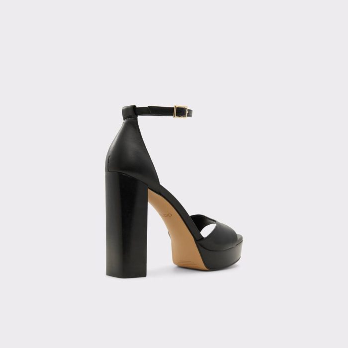 Heels Women Aldo Black Enaegyn2.0 Black Women's Platform Sandals